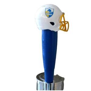 NFL Chargers Beer Tap Handle Throwback Football Helmet Kegerator Wood San Diego